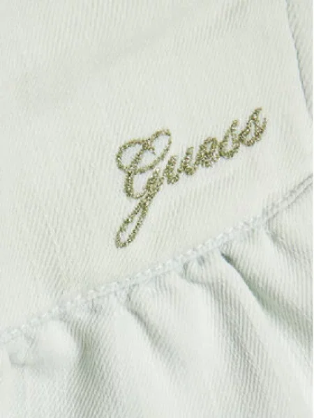 Džínové šortky Guess zelené