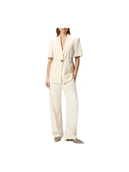 PINKO Pantaloni LEXY alb natural bej