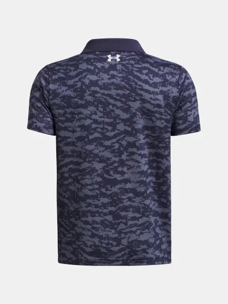 Tricou polo copii Under Armour albastru