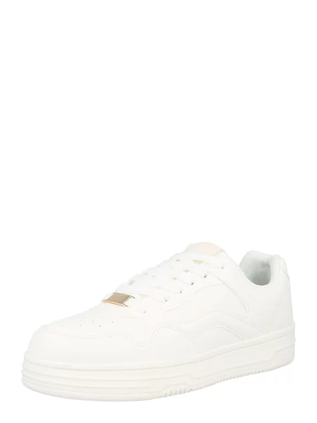 Sneakerși Bershka alb