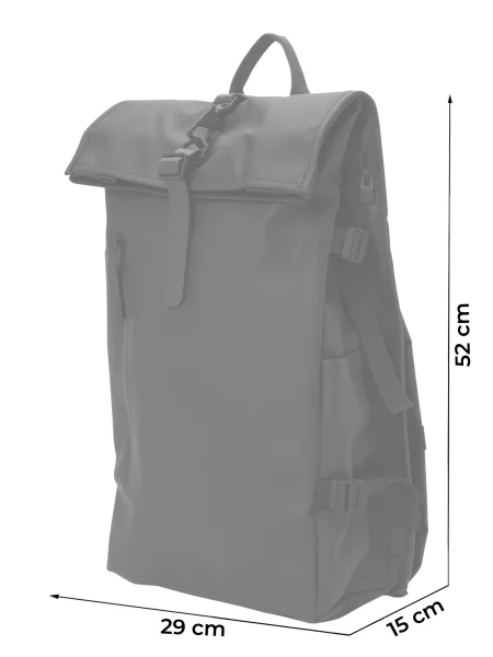 Ruksak Rains Rolltop Rucksack Large W3 čierna