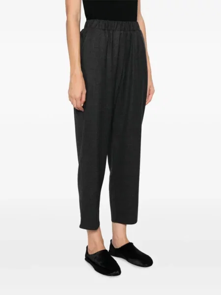 Pantaloni Dusan de flanelă gri