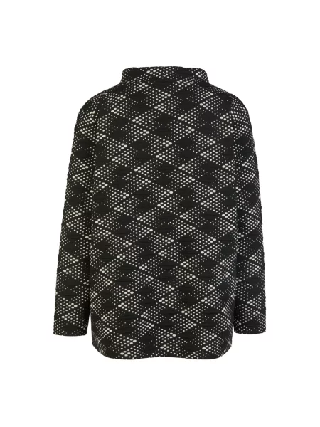 Sweter Doris Streich z okrągłym dekoltem czarny