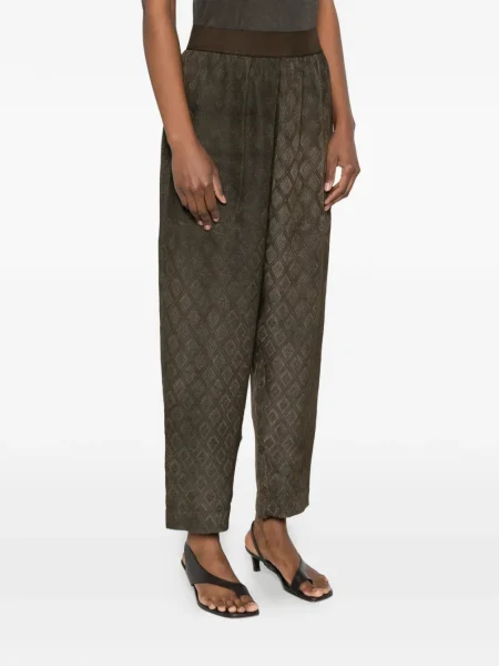 Pantaloni Uma Wang maro