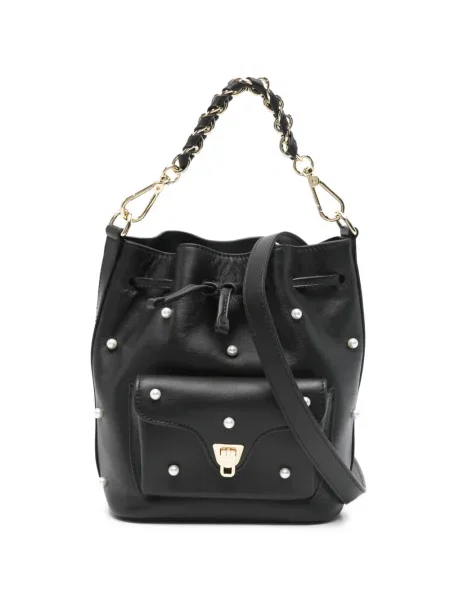 Колие Coccinelle с перли черно