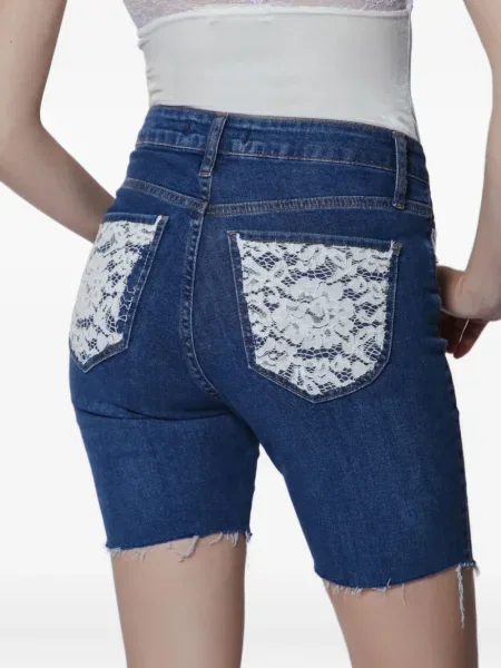 Szorty jeansowe Lethicia Bronstein niebieskie