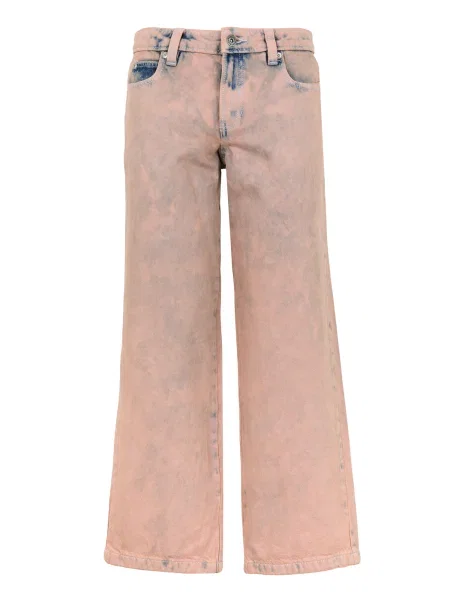 DICKIES Džíny Mechanic světlemodrá / světle růžová
