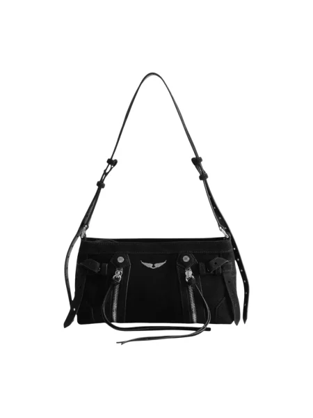 Torebka Zadig & Voltaire zamszowa czarna