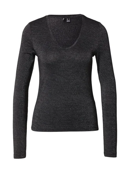 VERO MODA Tricou VMLAVA / argintiu negru