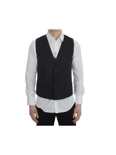 Kamizelka garniturowa Dolce And Gabbana czarna