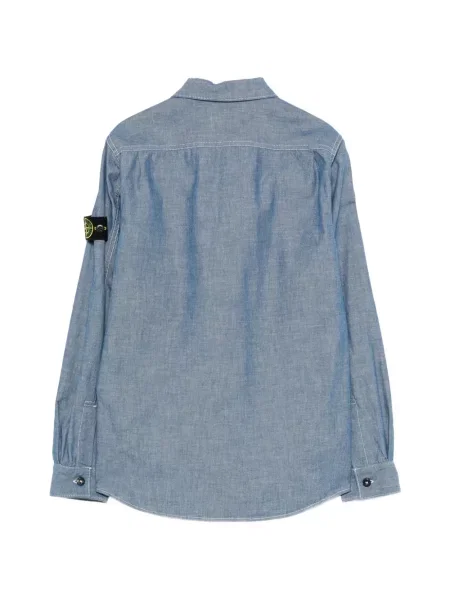 Koszula dziecięca Stone Island niebieska