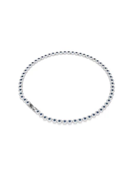 Naszyjnik Swarovski szary