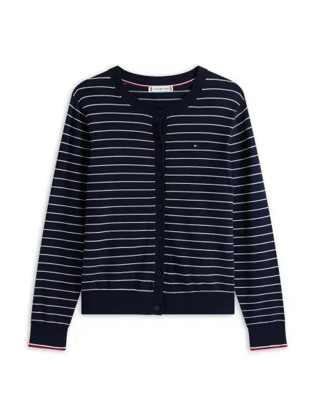 Tommy Hilfiger Cardigan Bleumarin alb