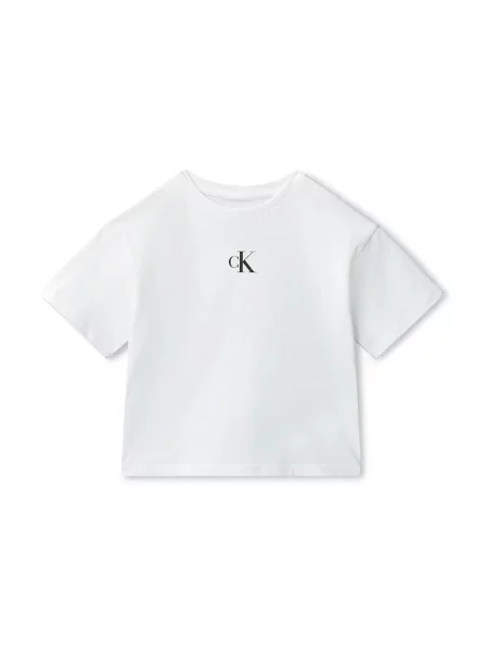 Calvin Klein Jeans tričko detské biela