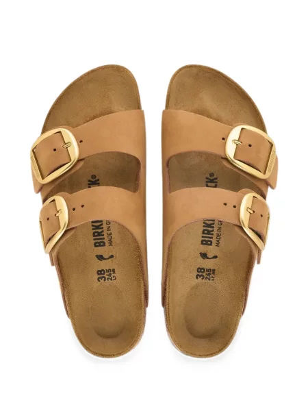 Sandale Birkenstock cu cataramă maro
