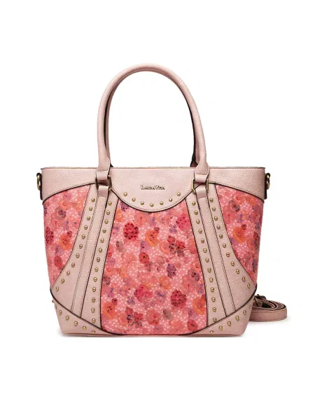 Torbica Laura Vita Amber 02 ružičasta