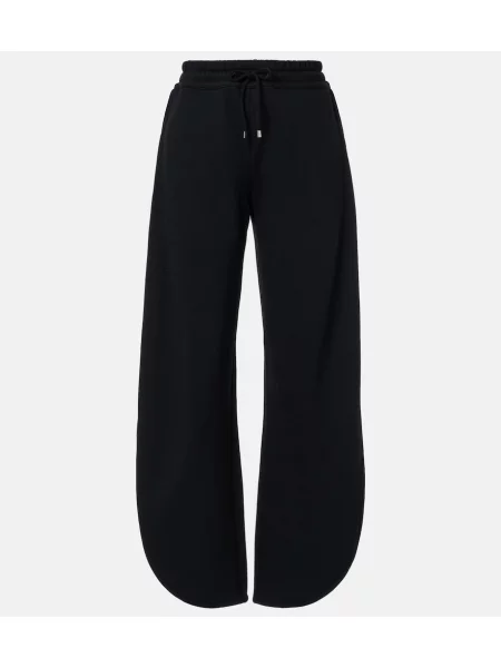 Hanorac din fleece Alaïa din fleece negru