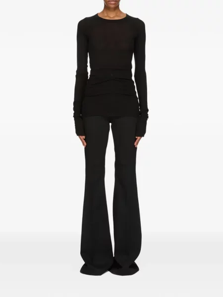 Lung tricou Rick Owens negru
