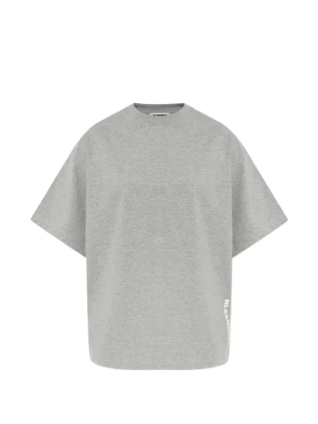 Tricou Jil Sander cu imagine gri