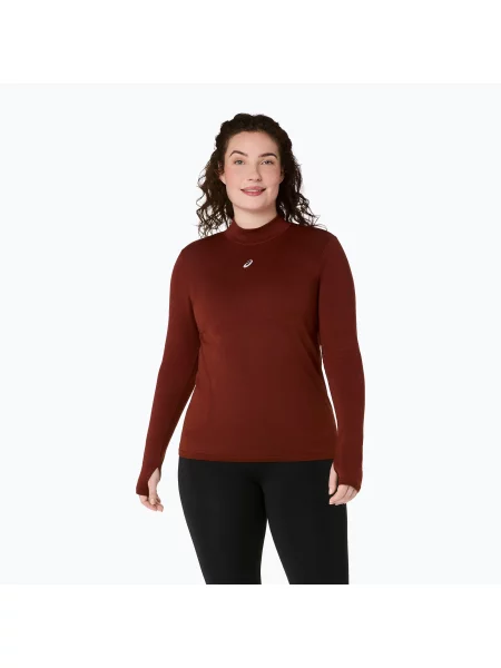Bluză termoactivă pentru femei ASICS Road Winter Seamless Top singed red roșu