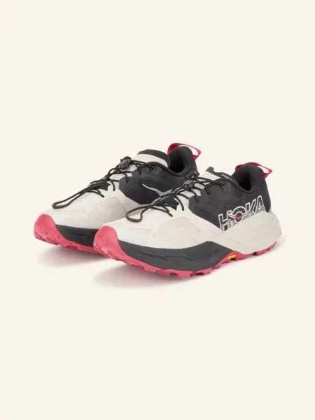 Hoka Běžecké Trailové Boty Speedgoat 7 Gtx světle šedá / tmavě červená černá