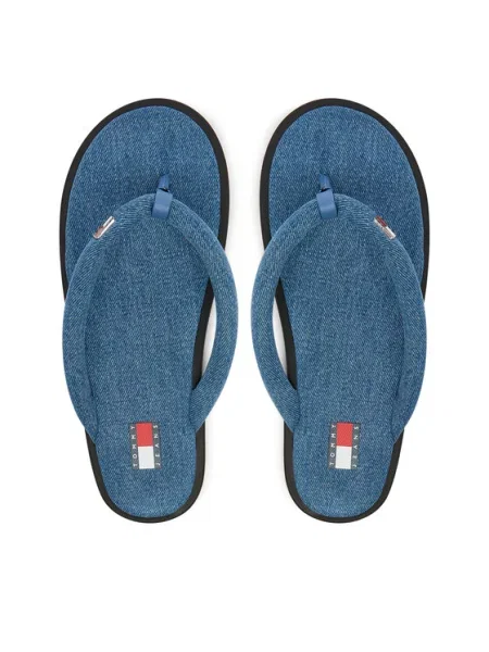 Papuci Tommy Jeans casual albastru