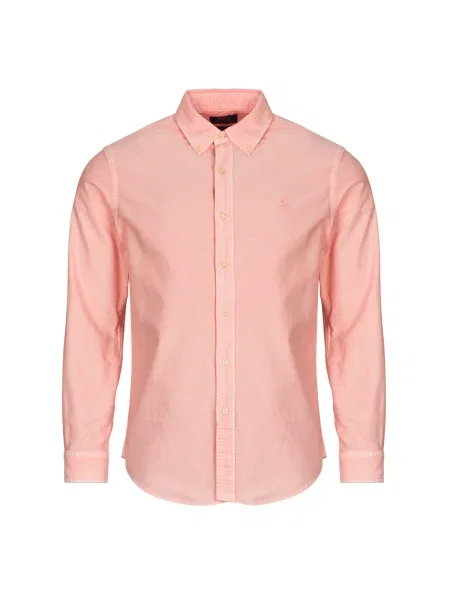 Oxford Polo Ralph Lauren din țesătură twill roz