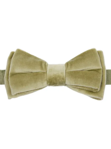 Cravată Paul Smith cu funde plisată verde