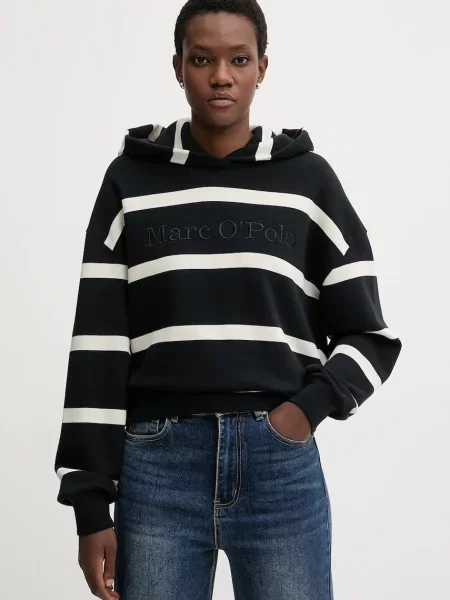 Marc O'Polo hanorac de cu glugă cu imprimeu bej