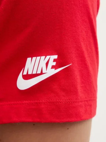 Футболка Nike Front and Back Essential з принтом червоний