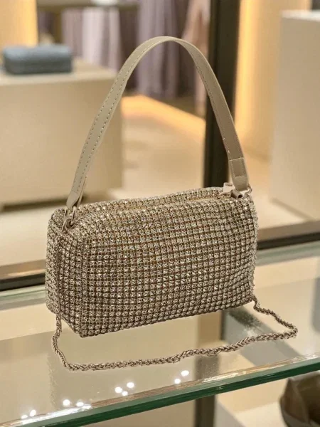 Torebka Resti z cyrkoniami biała