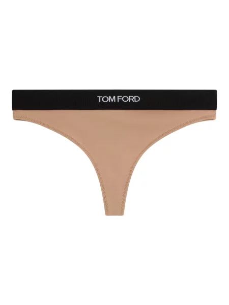 Stringi Tom Ford z modalu beżowe