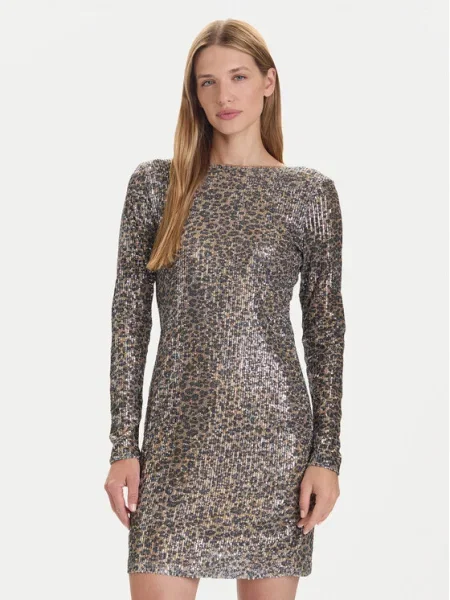 VERO MODA Šaty VMHANYA ťavej srsti / tmavobéžová / hnedá béžová