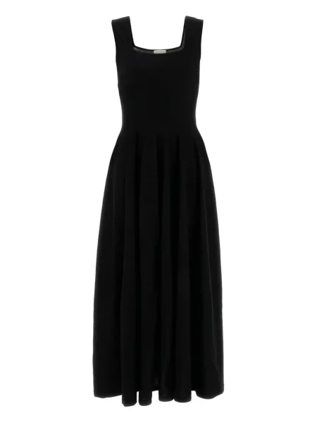 Rochie fără mâneci Khaite fără mâneci de costum negru