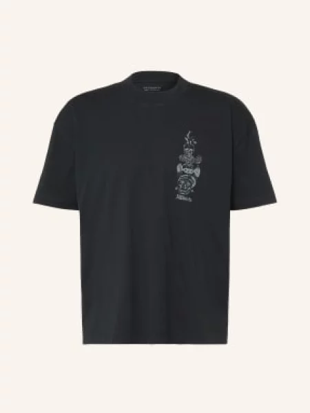 Allsaints T-Shirt Ignis schwarz szara