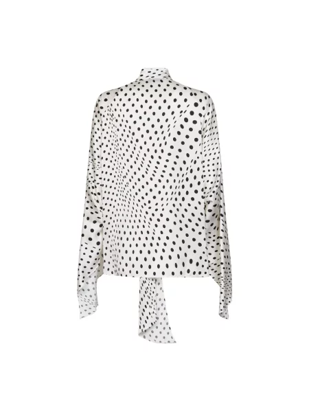 Koszula Stella Mccartney w grochy biała