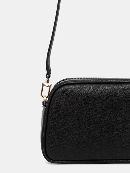 Kožená kabelka MICHAEL Michael Kors černá