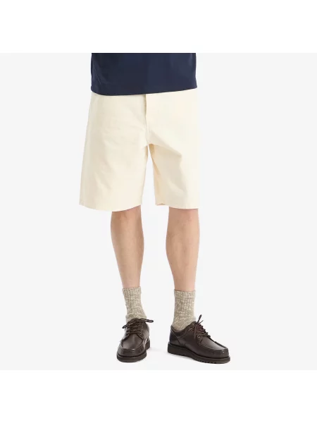 Drôle de Monsieur szorty Le Short Baggy beżowy białe