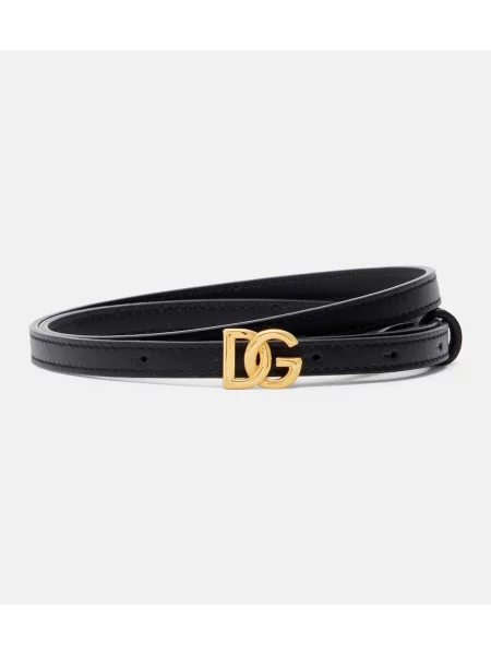 Cu centură curea Dolce&gabbana din piele negru