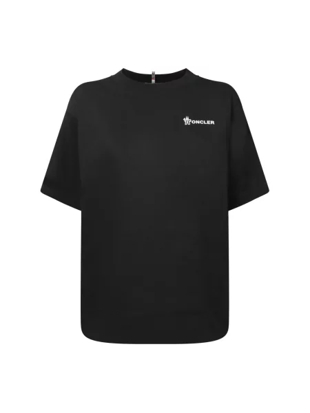 Koszulka Moncler z logo czarna
