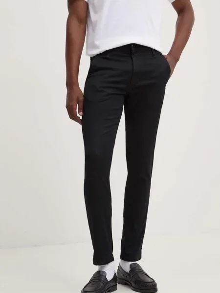 Kalhoty G-Star Raw přiléhavé černá