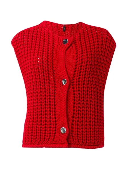 ONLY Vestă tricotată ONLCHLOE' roșu
