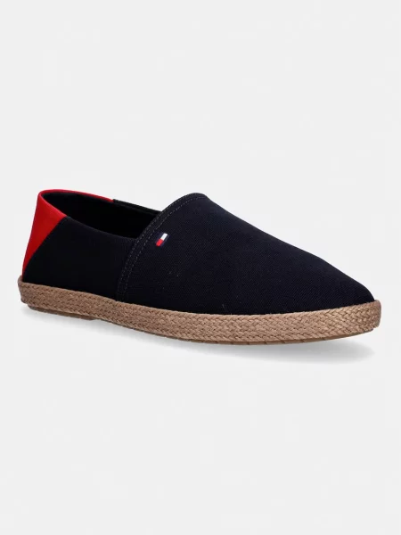 TOMMY HILFIGER Espadrile albastru închis roșu