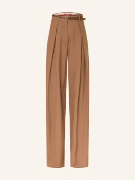 Max Mara Studio Marlene Kalhoty Značky Aere hnědá