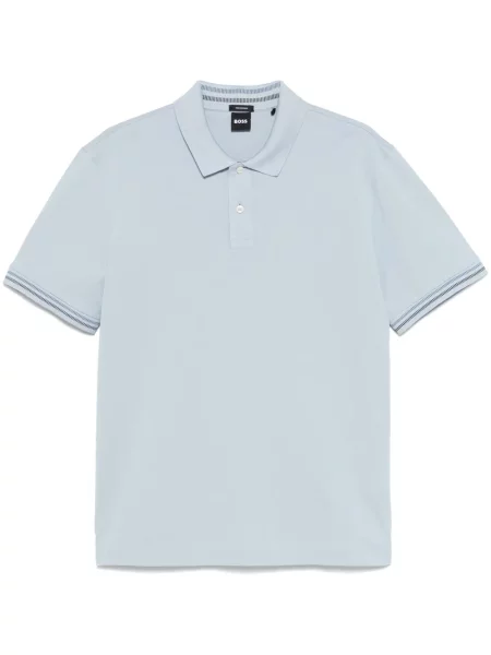 Polo Boss cu dungi albastru