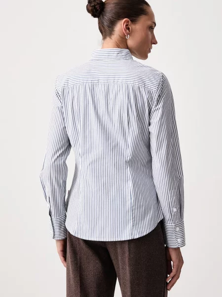 Levi's koszula z SLIM POPLIN niebieska
