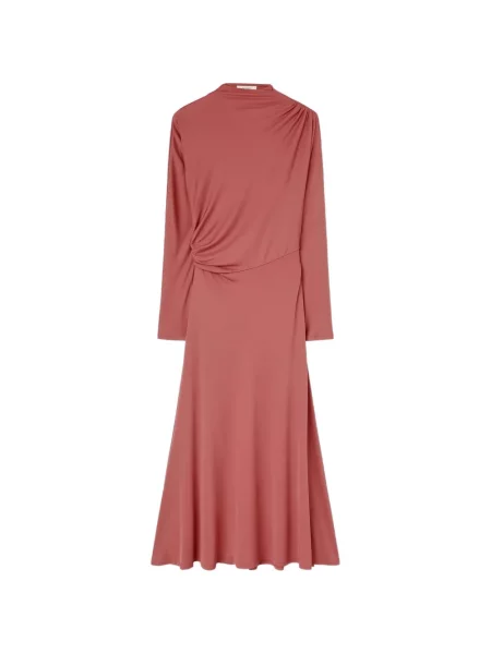 Rochie midi Retori drapată roz
