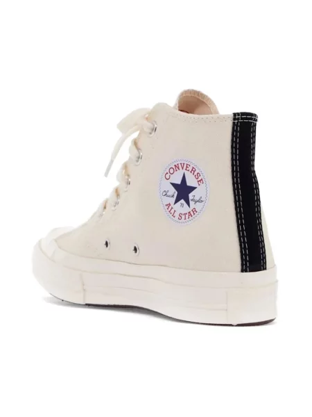 Sneakersy Comme Des Garcons Play w serca beżowe