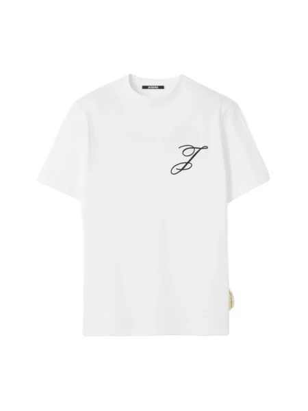 Koszulka Jacquemus z logo biała