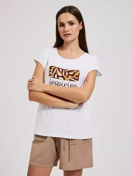 Tričko Moodo biela